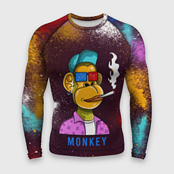 Мужской рашгард Nft token art Monkey