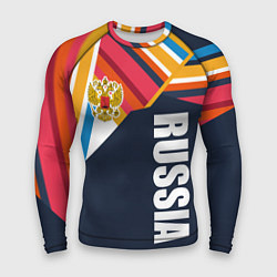 Мужской рашгард RUSSIA - RETRO COLORS