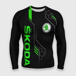 Рашгард мужской SKODA - БРОНЯ БУДУЩЕГО, цвет: 3D-принт