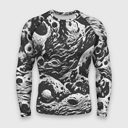 Рашгард мужской Тёмный космический паттерн, цвет: 3D-принт