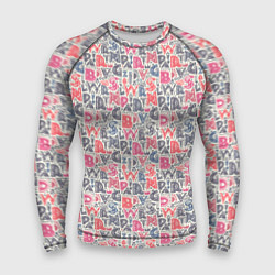 Мужской рашгард Буквы и солнце