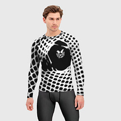 Рашгард мужской Pyrokinesis - абстракция, цвет: 3D-принт — фото 2