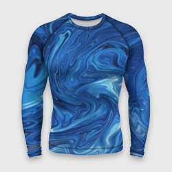 Мужской рашгард Волновые разводы на поверхности воды