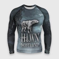 Рашгард мужской Bear- zombie - halloween Scotland, цвет: 3D-принт