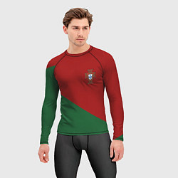 Рашгард мужской Сборная Португалии форма для чемпионата мира 2022, цвет: 3D-принт — фото 2