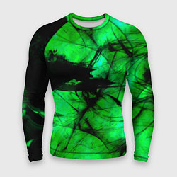 Рашгард мужской Зеленый фантом, цвет: 3D-принт