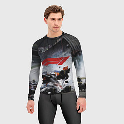 Рашгард мужской Формула 1 - ни за что, блин!, цвет: 3D-принт — фото 2