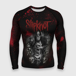 Рашгард мужской Slipknot dark red, цвет: 3D-принт