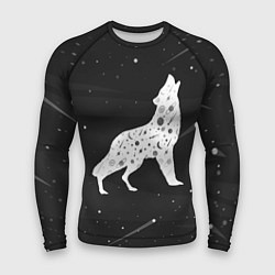 Рашгард мужской Созвездие волка - волк из звезд, цвет: 3D-принт