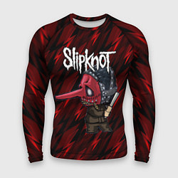 Рашгард мужской Slipknot красные молнии, цвет: 3D-принт