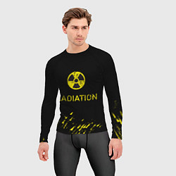 Рашгард мужской Radiation - радиационная опасность, цвет: 3D-принт — фото 2