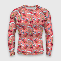 Мужской рашгард Christmas pattern