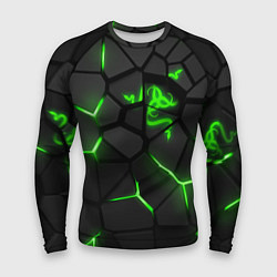 Мужской рашгард Razer green neon