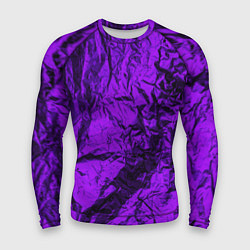 Рашгард мужской Фиолетовая фольга, цвет: 3D-принт