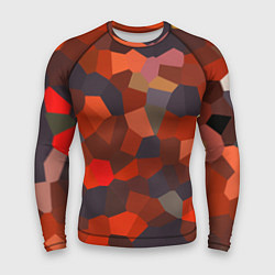 Рашгард мужской Разноцветные кубики, цвет: 3D-принт