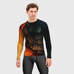 Рашгард мужской Абстракция текстуры пышных юбок, цвет: 3D-принт — фото 2