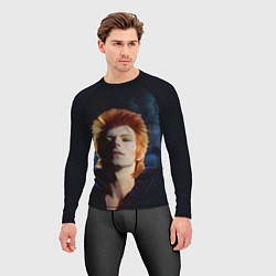 Рашгард мужской David Bowie - Jean Genie, цвет: 3D-принт — фото 2