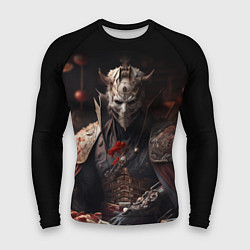 Рашгард мужской Демонический японский воин, цвет: 3D-принт