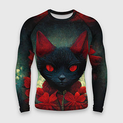 Рашгард мужской Dark cat, цвет: 3D-принт