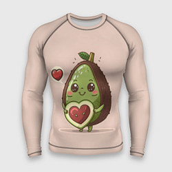 Рашгард мужской Влюбленный авокадо - парные, цвет: 3D-принт