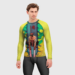 Рашгард мужской Тацуки Фудзимота, цвет: 3D-принт — фото 2