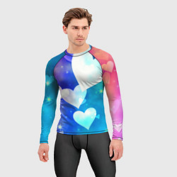 Рашгард мужской Dreamy Hearts Multicolor, цвет: 3D-принт — фото 2
