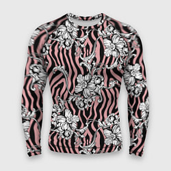 Мужской рашгард Floral pattern - vanguard