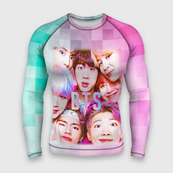 Рашгард мужской BTS K-pop, цвет: 3D-принт