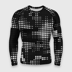 Мужской рашгард Pixel art - abstraction