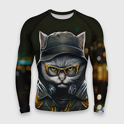 Мужской рашгард Rich grey Cat