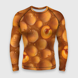 Рашгард мужской Сочная текстура из персиков, цвет: 3D-принт