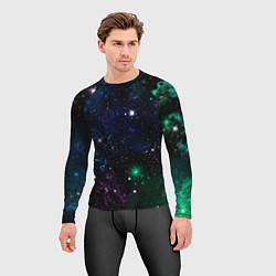 Рашгард мужской Космос Звёздное небо, цвет: 3D-принт — фото 2