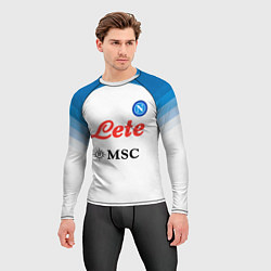 Рашгард мужской Виктор Осимхен Наполи форма 2223 гостевая, цвет: 3D-принт — фото 2