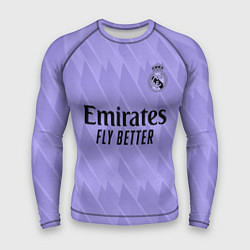 Рашгард мужской Винисиус Жуниор Реал Мадрид форма 2223 гостевая, цвет: 3D-принт