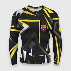 Рашгард мужской ФК Барселона эмблема, цвет: 3D-принт