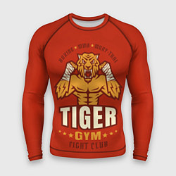 Рашгард мужской Tiger - боец, цвет: 3D-принт