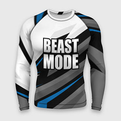 Мужской рашгард Beast mode - blue sport