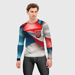 Рашгард мужской Красный герб России, цвет: 3D-принт — фото 2