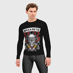Рашгард мужской Megadeth - ядерный череп, цвет: 3D-принт — фото 2