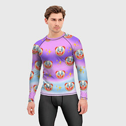Рашгард мужской Узор с Клоунами, цвет: 3D-принт — фото 2