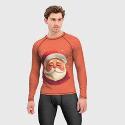 Рашгард мужской Портрет Деда Мороза, цвет: 3D-принт — фото 2
