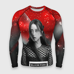 Рашгард мужской Jisoo black red background, цвет: 3D-принт