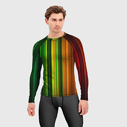 Рашгард мужской Звуковой спектр, цвет: 3D-принт — фото 2