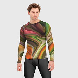 Рашгард мужской Waves colors, цвет: 3D-принт — фото 2
