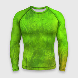 Рашгард мужской Зелёная фантазия, цвет: 3D-принт