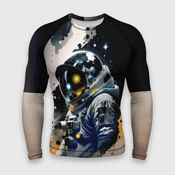 Рашгард мужской Космонавт в скафандре - набросок, цвет: 3D-принт