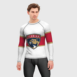 Рашгард мужской Florida panthers - uniform - hockey, цвет: 3D-принт — фото 2