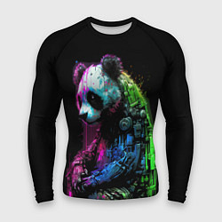 Рашгард мужской Панда в краске, цвет: 3D-принт
