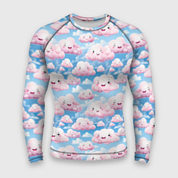 Мужской рашгард Кавайные милые облока