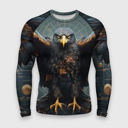 Рашгард мужской Орёл с расправленными крыльями, цвет: 3D-принт